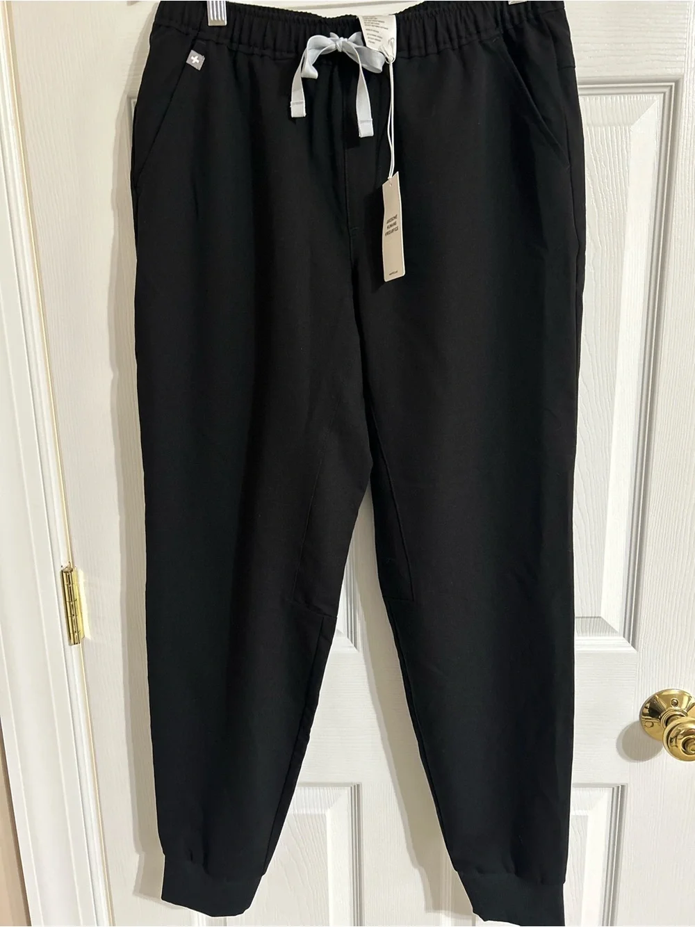 Figs Technical Collection Mens Tansen Jogger Scrub Black Pants Sz Sm NWT